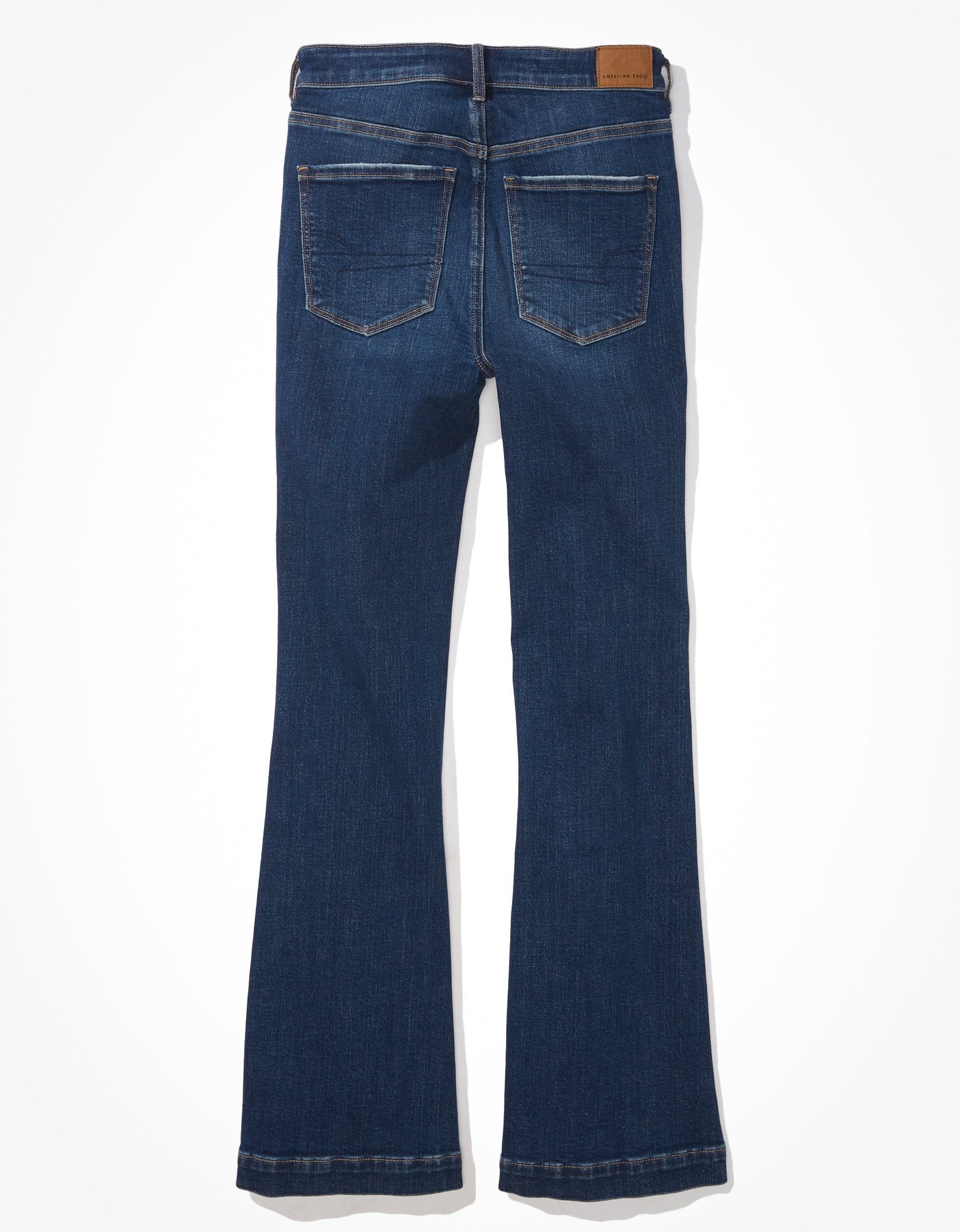AE elastische Flare-Jeans mit sehr hohem Bund