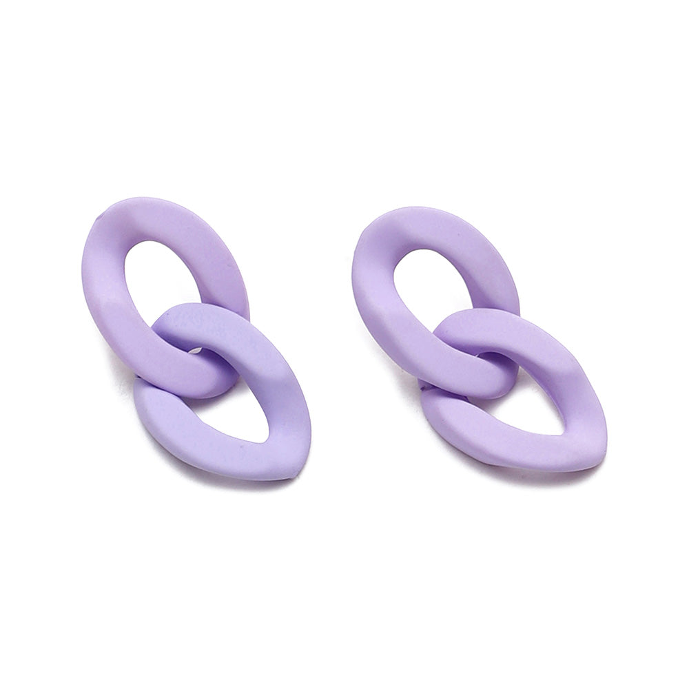 SOHI violette Damen-Ohrstecker