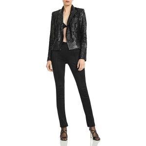 Brooke offener zweireihiger Blazer mit Pailletten