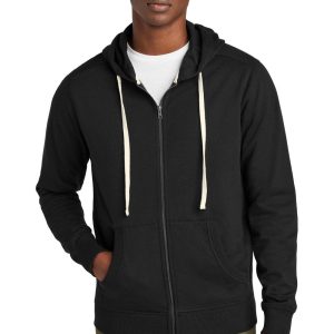 District Re-Fleece Herren-Kapuzenjacke mit durchgehendem Reißverschluss – DT8102