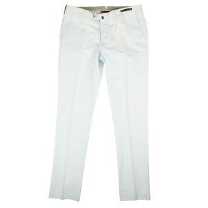 Pantaloni Torino schmal geschnittene Anzughose aus Stretch-Baumwolle – Blau