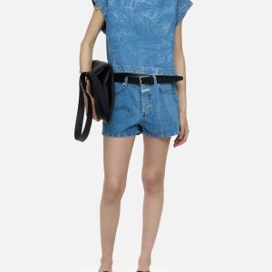 Klaire Denimshorts – Mittelblau