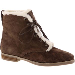 Canyon Veloursleder-Stiefeletten mit Kunstfellfutter