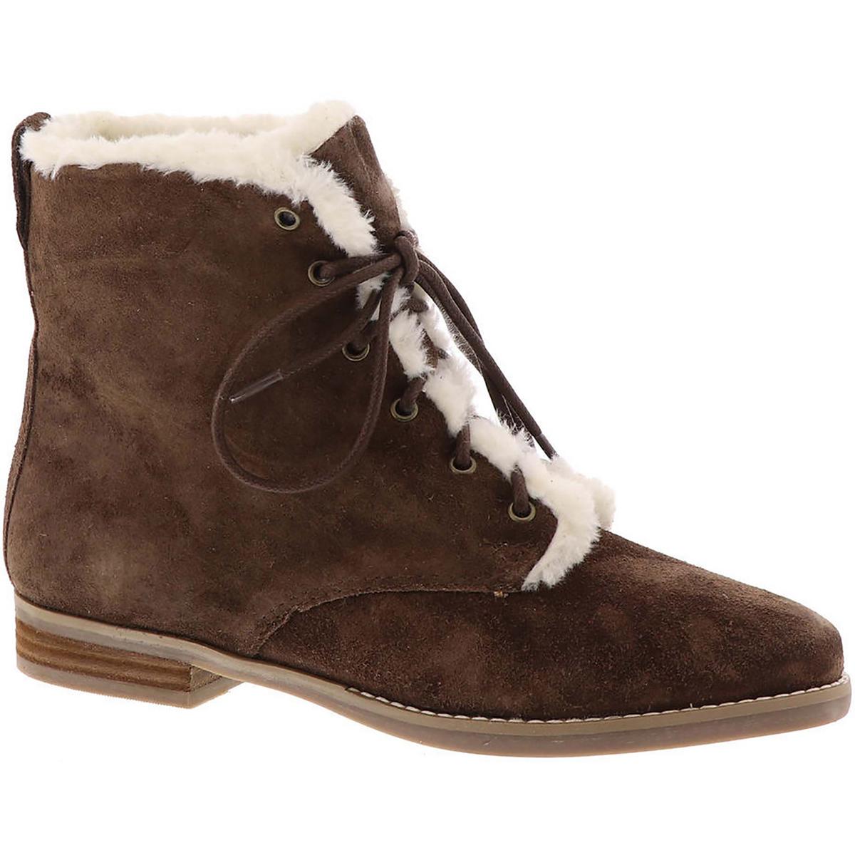 Canyon Veloursleder-Stiefeletten mit Kunstfellfutter