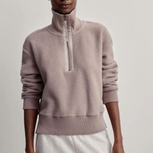 Roselle Half Fleecejacke in Sphinx
