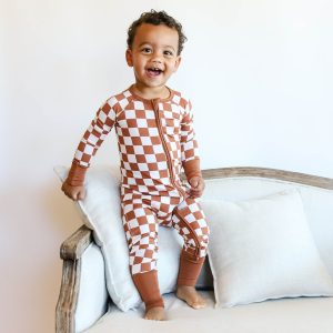 COPPER CHECKERS DREAM Strampler