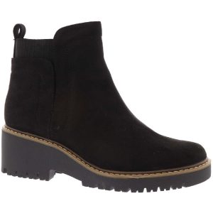 Dear Stiefeletten aus Velourslederimitat