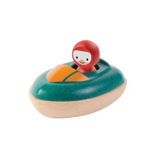PlanToys nachhaltiges Schnellboot-Badewasserspielzeug