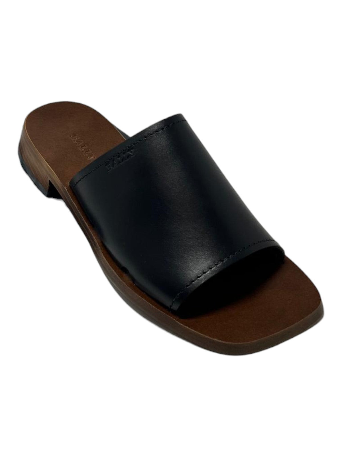 Bally Ofera 6225848 flacher Schuh – Leder, Damen, Schwarz, glatt