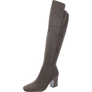 Cilli Overknee-Stiefel – Velourslederimitat