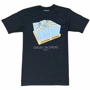 Stacks on Stack Herren-T-Shirt – Schwarz
