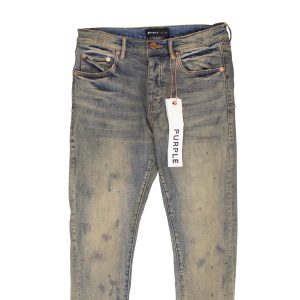 Purple Brand Oil Repair Skinny-Jeans in Indigo
