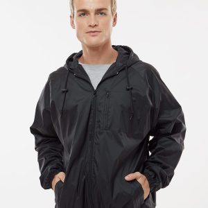 Burnside Herren-Coachjacke mit Kapuze