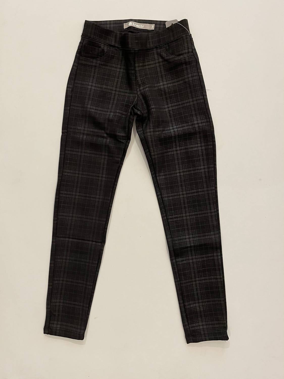 Pattern Hose – eng geschnitten, Mädchen, Karomuster