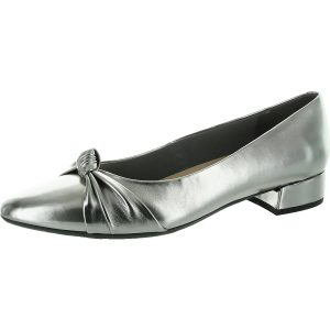 CRISTEN flache Schuhe in Metallicoptik