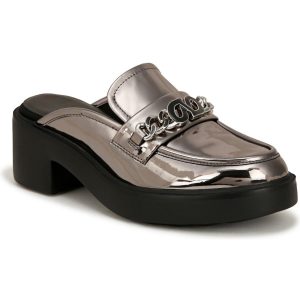 Ayden Mules – Leder, mit Kettendetail