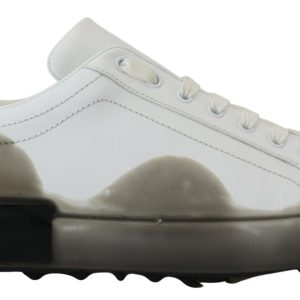 Dolce & Gabbana Herren-Ledersneaker in Low-Top-Ausführung