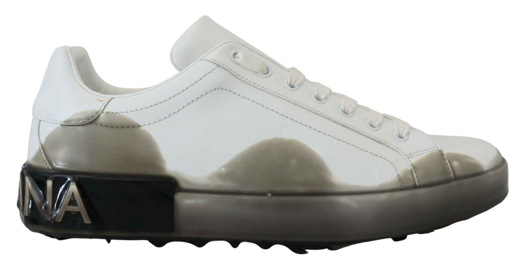 Dolce & Gabbana Herren-Ledersneaker in Low-Top-Ausführung