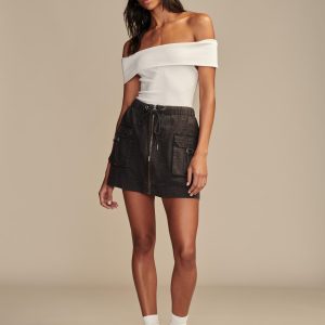 Lucky Brand Army Damen-Cargo-Minirock – 7733810888764