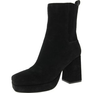 Rozalie halbhohe Stiefel – Reißverschluss, Veloursleder