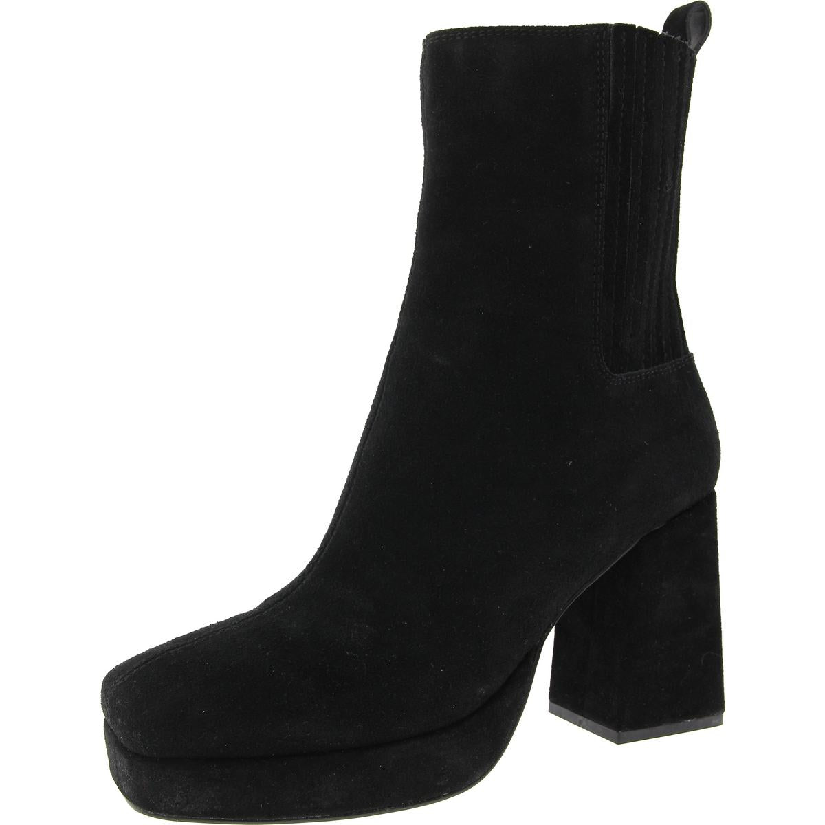 Rozalie halbhohe Stiefel – Reißverschluss, Veloursleder