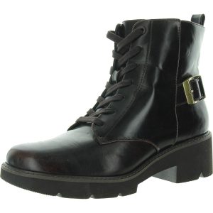 Cabaret Boots Stiefelette – Kunstleder, Schnürung, Combat-Stil