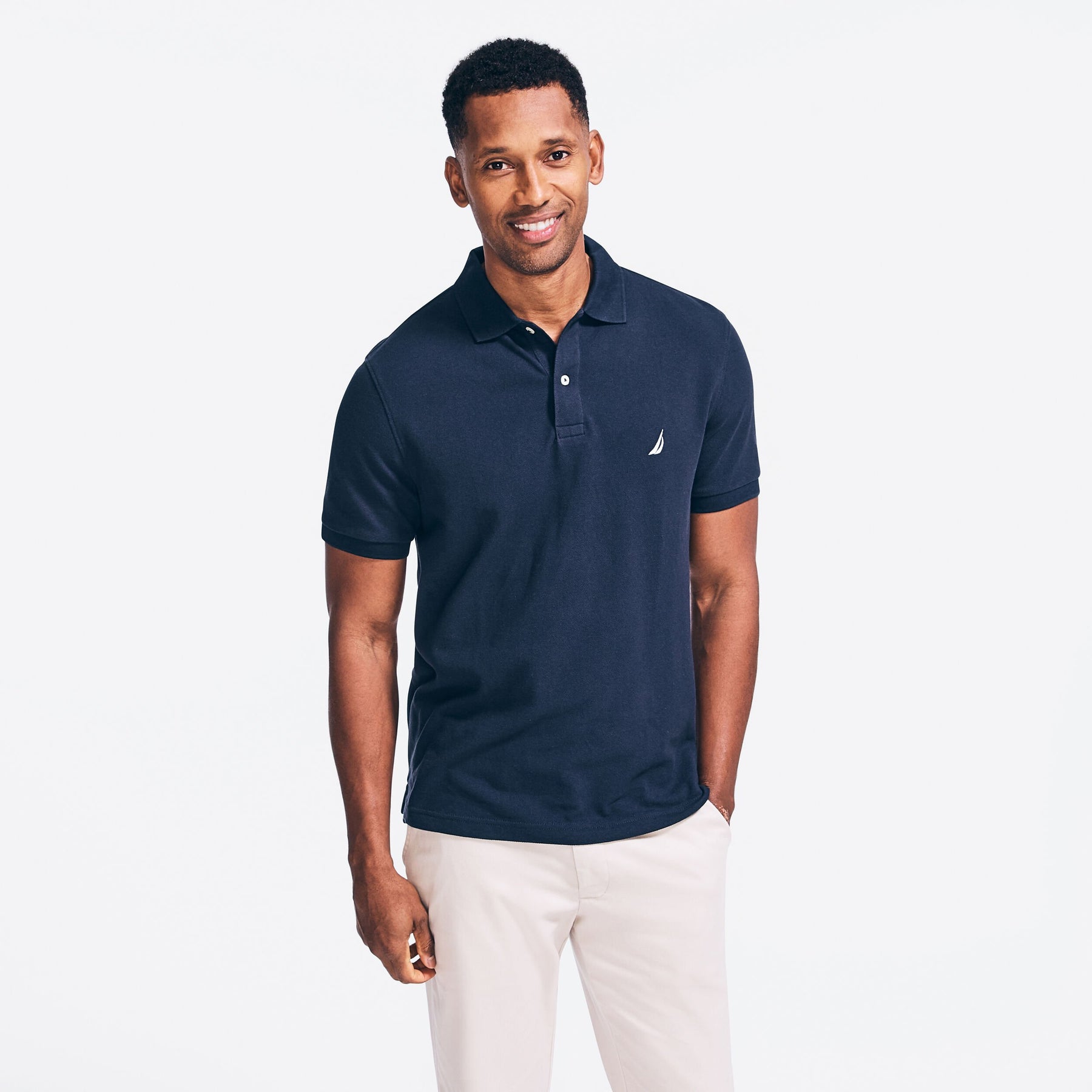 Nautica Deck Herren-Poloshirt in klassischer Passform