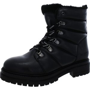 Vantage gesteppte Winter- und Schneestiefel aus Leder