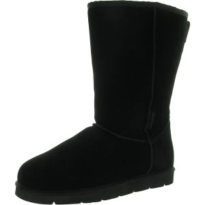 Stiefel – Leder, für Winter und Schnee, mit Fleecefutter