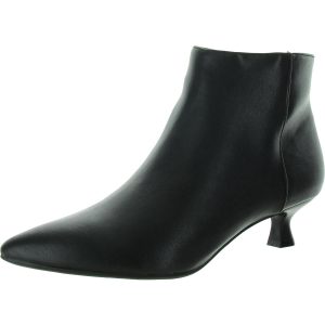 MAYA Stiefeletten – Kunstleder, Kitten-Heel-Absatz
