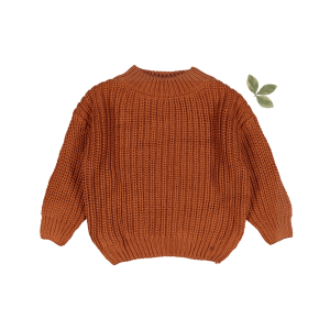 The Chunky Pullover – Karamellfarben, Strick