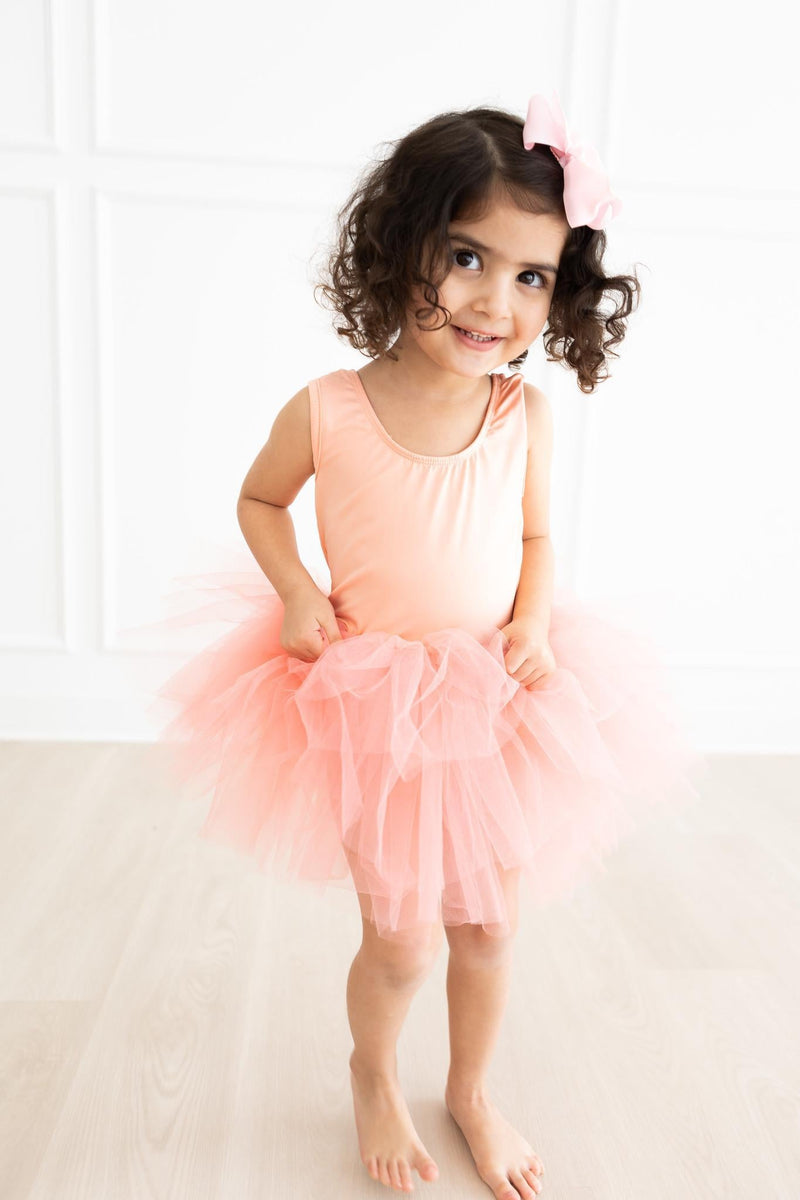 Bright Tank Ballettbody mit Tutu – Pfirsichfarben