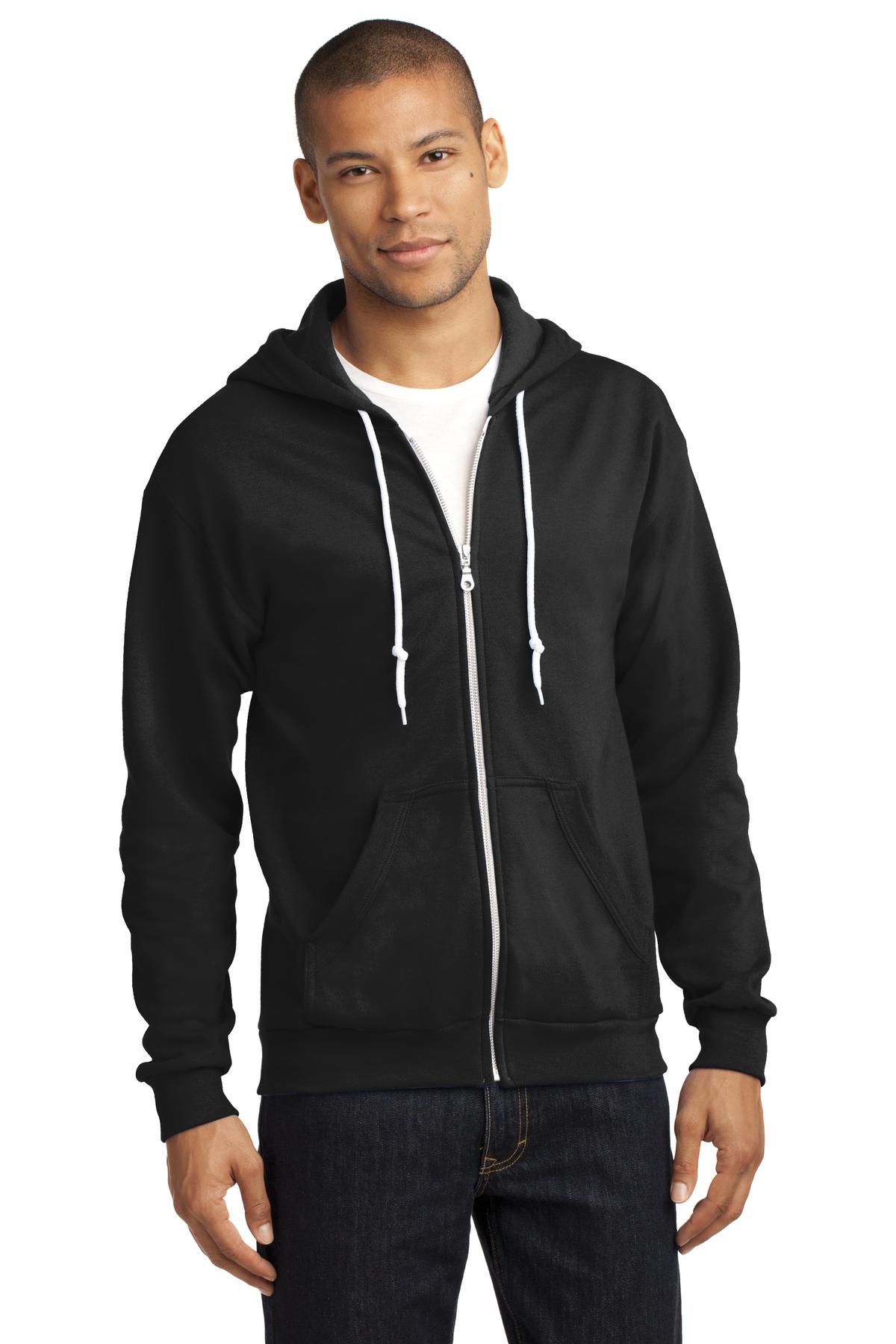 Anvil 71600 Kapuzen-Sweatshirt – durchgehender Reißverschluss