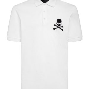 Kurzarm-Poloshirt, schmale Passform – 7644980936764