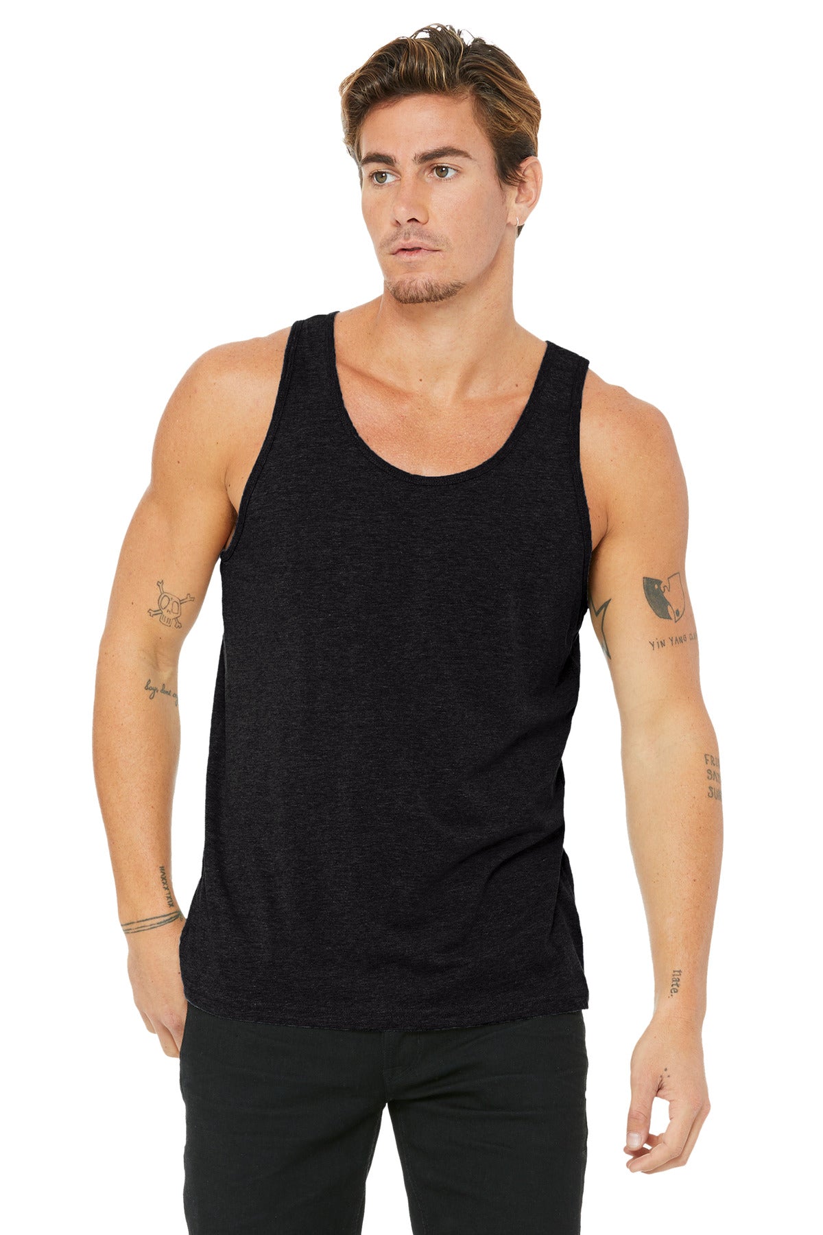 BELLA + CANVAS Herren-Jersey-Trägertop – 1 von 2