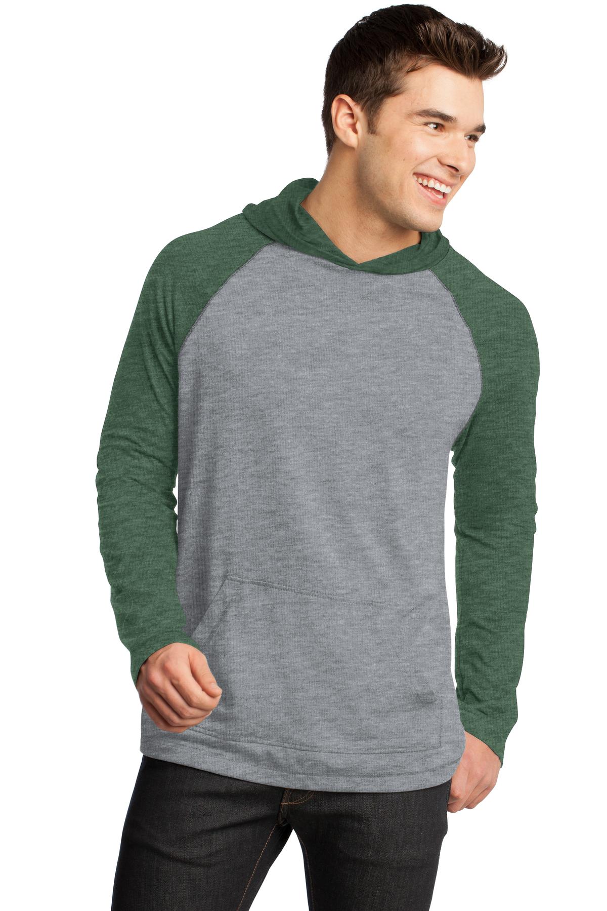 District Young 50/50 DT128 Kapuzenpullover – Raglanärmel, Herren