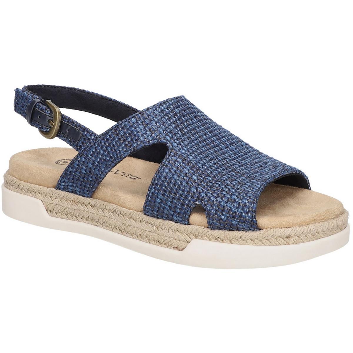 Kato geflochtene Sandalen mit Schnalle und Fersenriemen