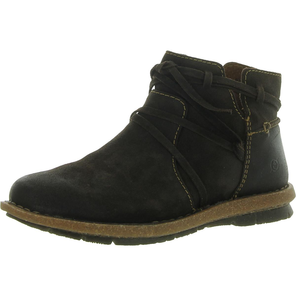 Stiefeletten mit Reißverschluss und Schnürung