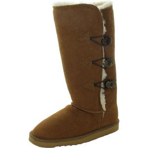 Stiefel – Lammfell, Knöpfe