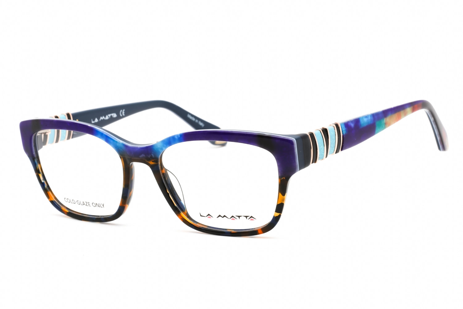 La Matta LMV3244 02-09 51 mm Brille – runde Form