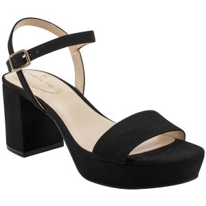 Pennie 2 Sandalen aus Velourslederimitat mit Knöchel- und Fersenriemen