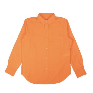 Junya Watanabe transparentes Langarmhemd in Neon/Orange