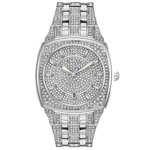 Bulova Phantom Herrenuhr mit silbernem Zifferblatt