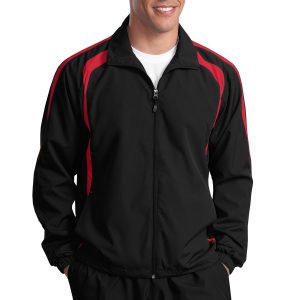Sport-Tek TJST60 Jacke – Colorblocking, Raglanärmel, Herren, Langgröße