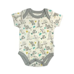 Baby-Body mit Schlupfausschnitt und Koalamotiv