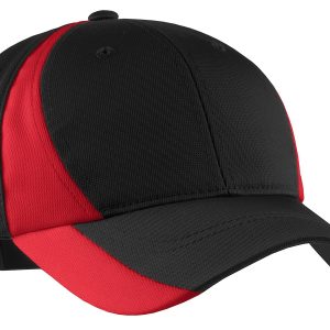 Sport-Tek Dry Zone Nylonkappe im Colorblock-Design