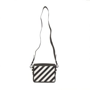 Diagonal Binder Clip Tasche – Schwarz