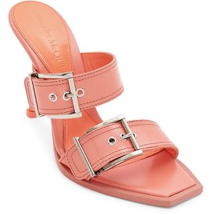 Festliche Leder-Absatzschuhe