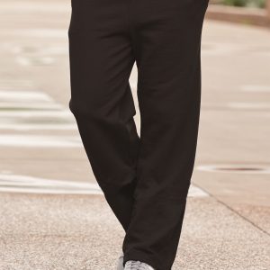 JERZEES NuBlend Herren-Hose mit offenem Beinabschluss und Taschen – 974MP