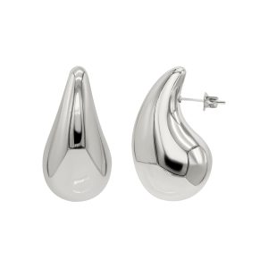 Ohrstecker – wasserabweisend, plastische Form, Tropfenform
